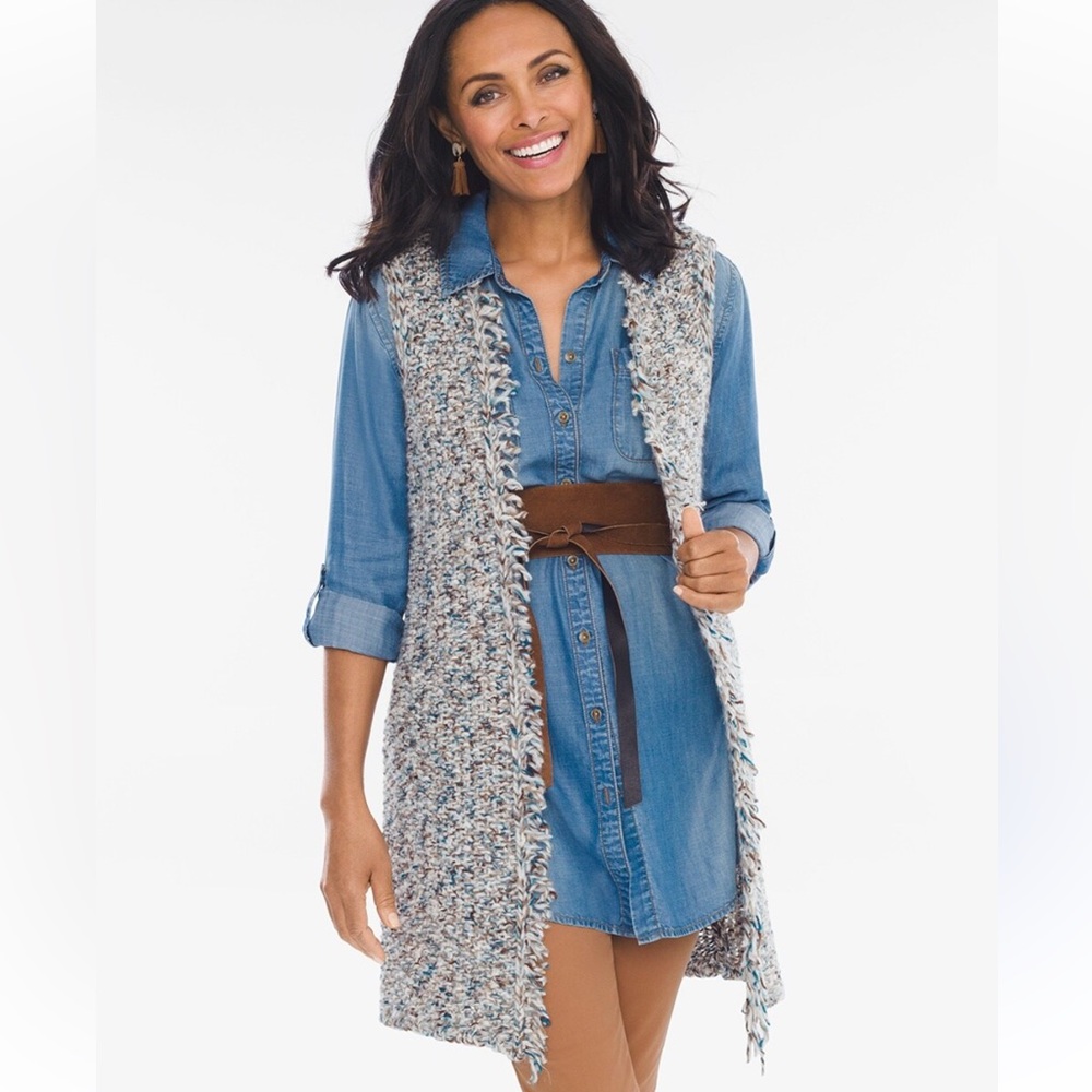 Chico’s Marled Multi Vest